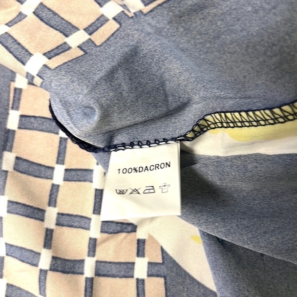 💞Amoretu Amazing Colors Tunic Dress VNeck, Swing,Casual,Loose Flowy, Fun,Size L - Picture 9 of 15